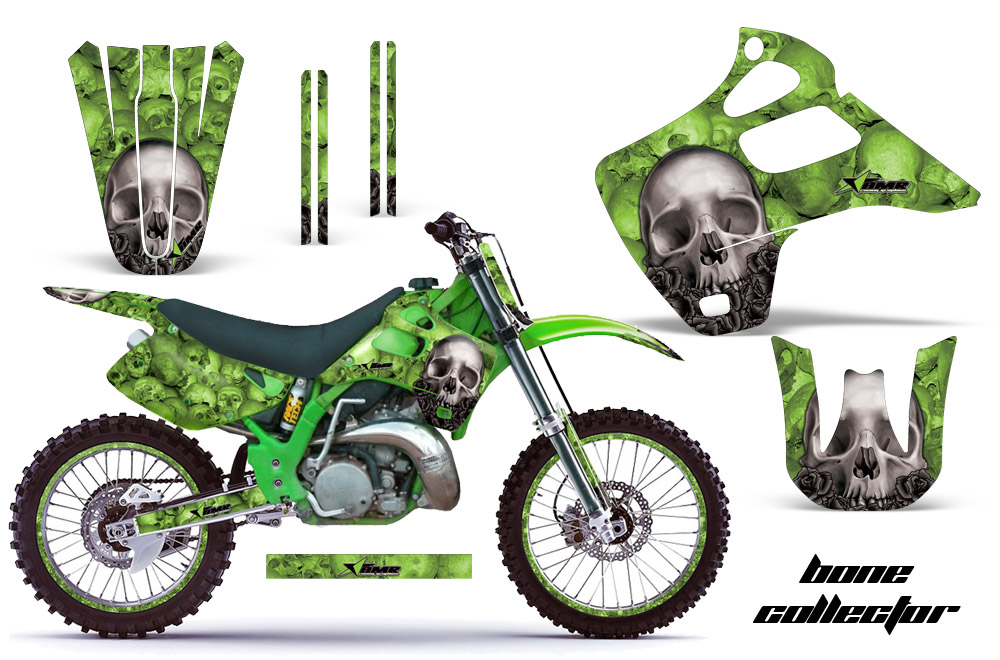 Kawasaki KX125 KX250 92-93 Graphics Kit Bones G NPs